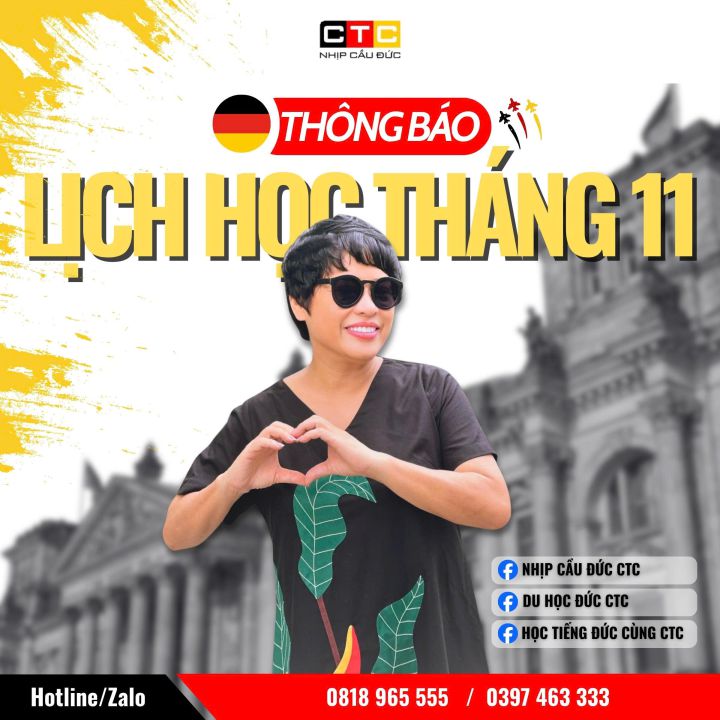 LỊCH KHAI GIẢNG THÁNG 11.2025