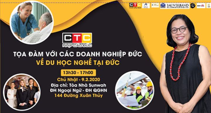 Tọa đàm cùng các doanh nghiệp Đức về du học nghề ở Đức